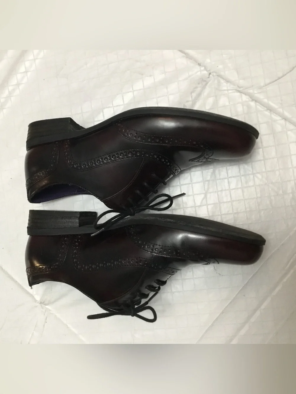 Clarks Men’s‎ Brown Leather Wingtip Derby Oxfords